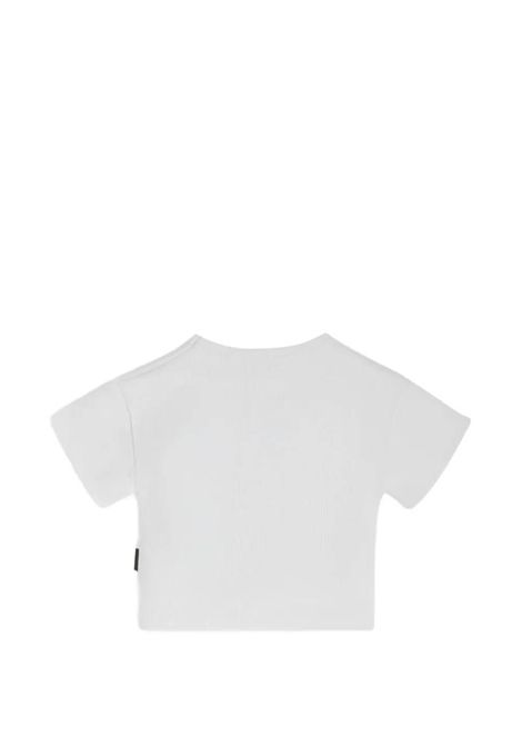 T-shirt crop con logo GCDS KIDS | C1GJQC573T103100A